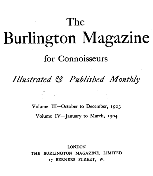Burlington Magazine